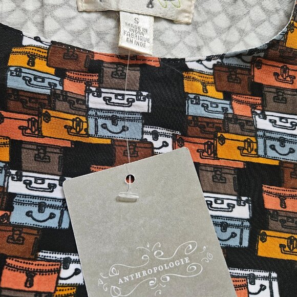 Anthropologie Porridge Womens Layered Sleeveless Tank Top Size Small Suitcase - Picture 7 of 13